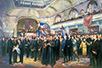 Anastas Bocarić: ”Great National Assembly 1918”, 1923 (Repro-Photo: Ilija Ramić)